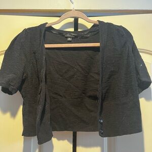 Torrid Black Knit Cardigan